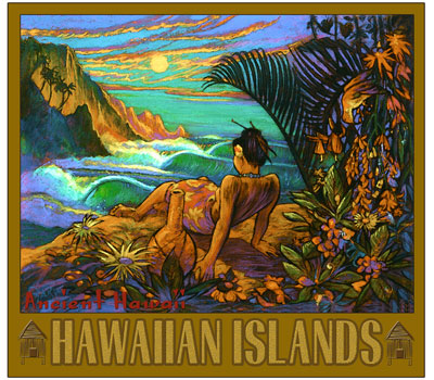 Hawaiian Islands - Fine Art Giclée Print