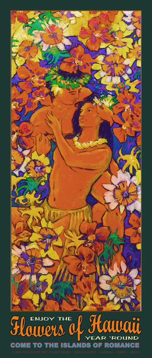 Flowers of Hawaii 1 - Giclée Fine Art Prints by Rick Sharp