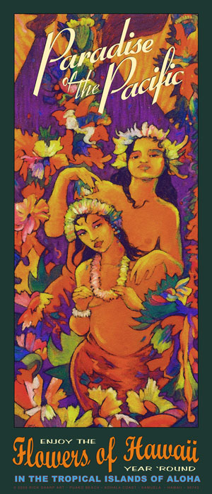 Flowers of Hawaii 2 - Giclée Fine Art Prints by Rick Sharp