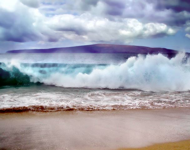 Breaking Wave - Double Matted Giclee Art Prints