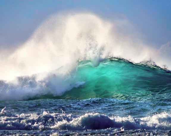 Crashing Wave - Double Matted Giclee Art Prints