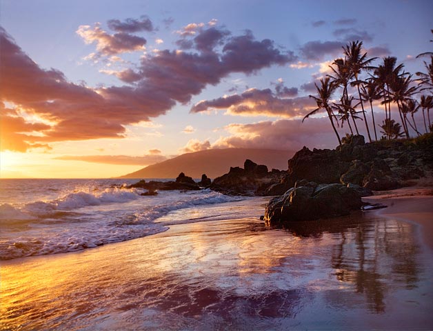 Kihei Shores - Double Matted Giclee Art Prints