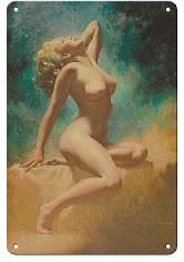 Marilyn Monroe - Lady in the Light - c. 1946 - Metal Sign Art