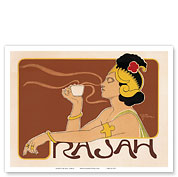Rajah Coffee - Art Nouveau - La Belle Époque - Master Art Print