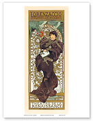 Lorenzaccio - Theatre de la Renaissance - Art Nouveau - La Belle Époque - Master Art Print