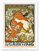 L'ermitage - Revue Illustree - Art Nouveau - La Belle Époque - Master Art Print