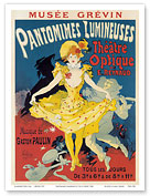 Pantomimes Lumineuses - Théatre Optique - Paris, France - Belle Époque, Art Nouveau - Master Art Print