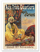 Tapis D'Orient aux Trois Quartiers, Oriental Rug Exhibit - Master Art Print