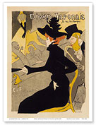 Divan Japonais, 75 Rue des Martyrs, Paris - Cabaret Music Dance Hall - Belle Époque, Art Nouveau - Master Art Print