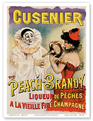 Cusenier Peach Brandy, Liqueur de Peches a la Vieille Fine Champagne; Pantomime; Belle Époque - Master Art Print