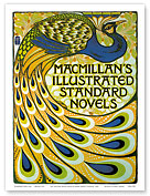 Art Nouveau Book Cover Design; Peacock Edition by Macmillan and Co. - Master Art Print