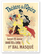Théâtre de l'Opéra - Carnaval 1897, Paris - Bal Masqué (Masked Ball) - Master Art Print