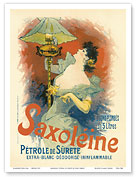 Saxoléine, Pétrole de Sureté (Safety Kerosene) - French Advertising Poster - 1892 - Master Art Print