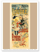 Grands Magasins du Louvre, Jouets Étrennes - Department Store advertising for toys and Christmas/ New Year's gifts 1891 - Master Art Print