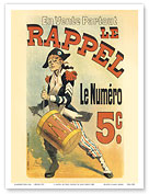 Le Rappel, En Vente Partout (For Sale Everywhere) - Vintage French Poster advertising a magazine - 1889 - Master Art Print