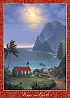 Peace on Earth - Hawaiian Holiday / Christmas Greeting Card