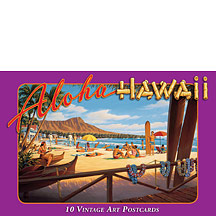Aloha Hawaii - Waikiki - Hawaiian Boxed Postcards