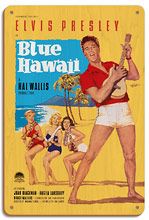 Elvis Presley in Blue Hawaii - Wood Sign Art