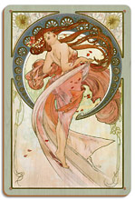 Dance - Art Nouveau Beauty - Wood Sign Art