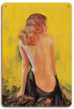 Nude Glamour Art - Front Cover College Humor Magazine May 1932 - Wood Sign Art